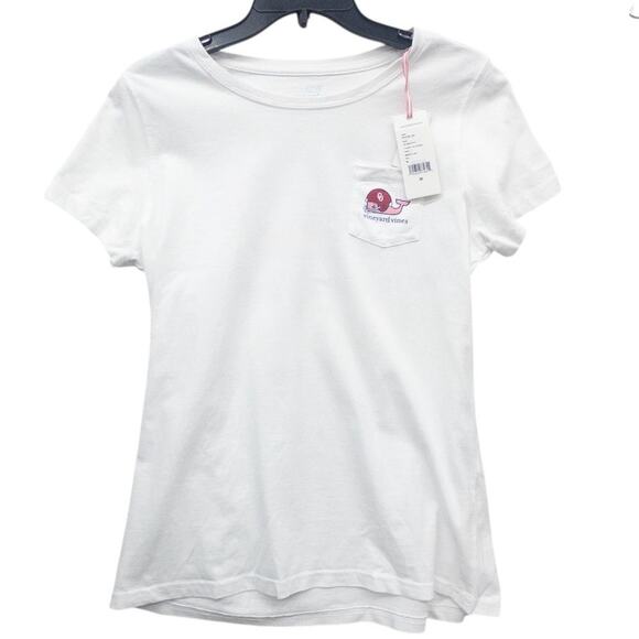 Vineyard Vines Women’s Oklahoma Sooners OU pocket tee size Medium - Picture 2 of 4